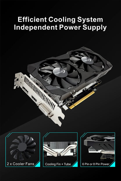 USED Kinology AMD RX 580 8G 16GB 2048SP Gaming Graphics Card GDDR5 256Bit PCI Express 3.0 ×16 Radeon GPU RX580 Series