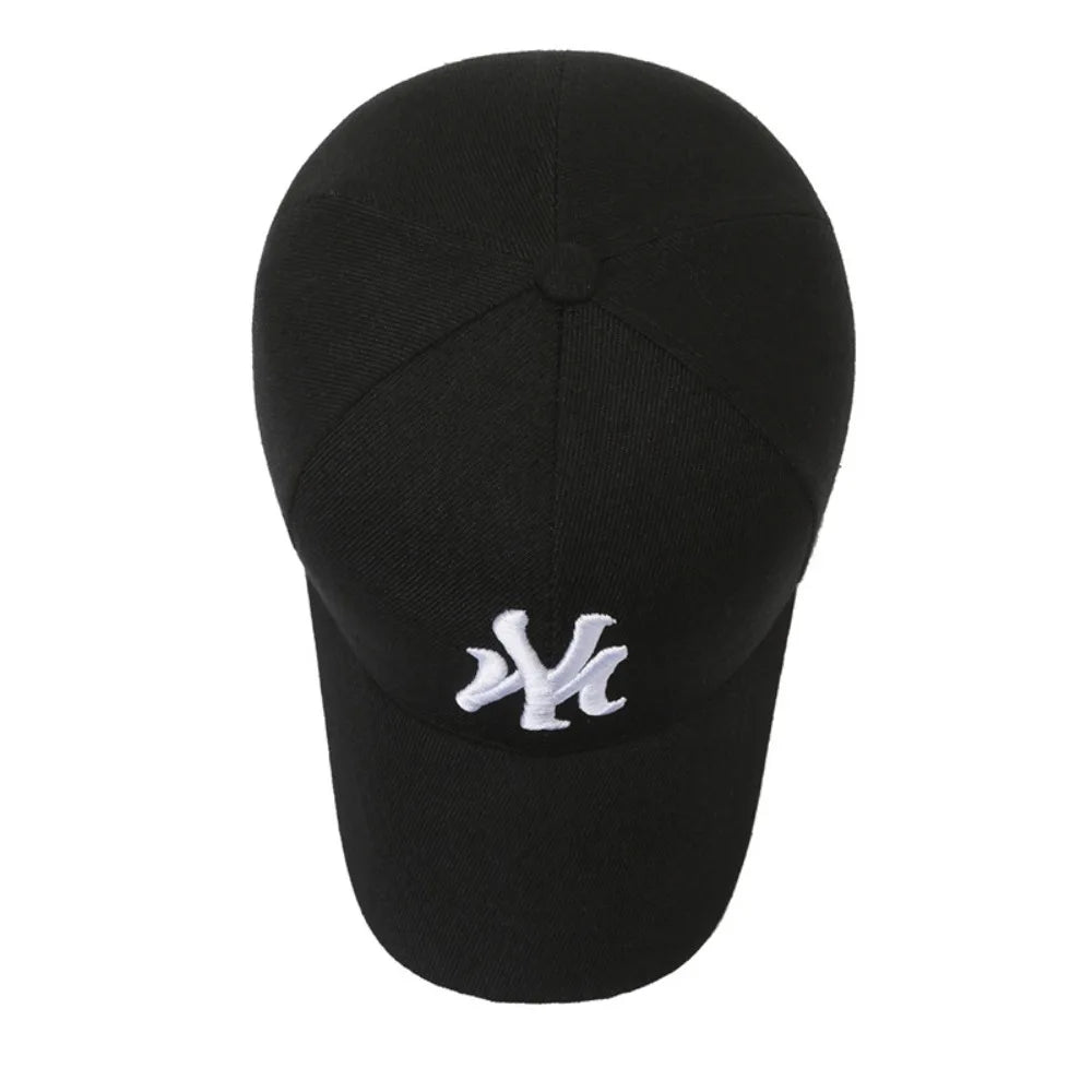 Letter Embroidery Couple Baseball Cap Anti-Sun Adjustable Hip Hop Gorras Breathable Trend Sunscreen and Shading Hat