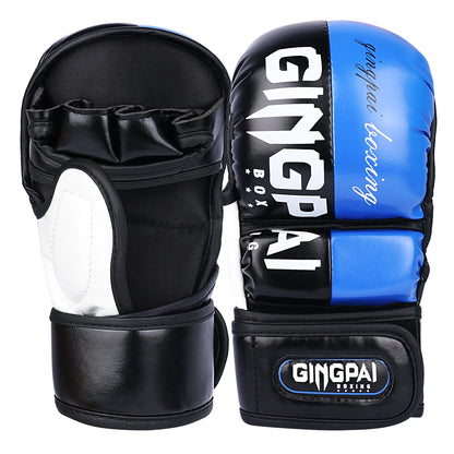 Professional MMA Half-Finger Fighting Boxing Gloves Thickened Sanda Free Fighting Mixed Martial Arts Training Gloves