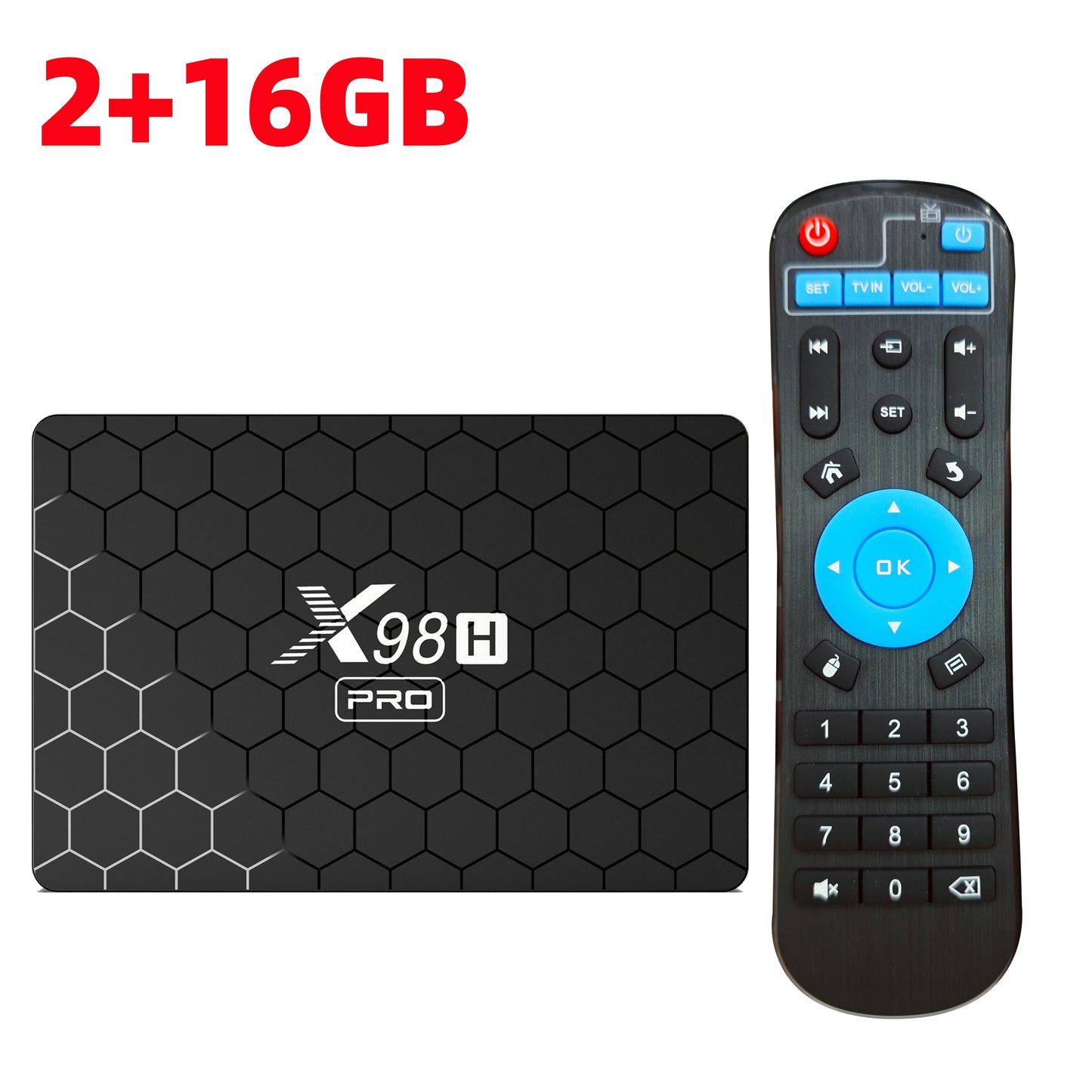 X98H Pro Smart TV Box 6K 2.4&5G WiFi6 BT 1000M LAN Google Voice Assistant Android 12.0 Allwinner H618 TV Box X98HPro Set Top Box