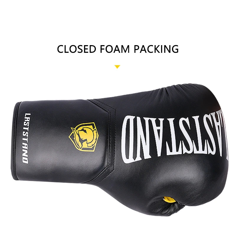 LASTSTAND 10 12 14oz MMA Boxing Gloves for Adult Professional Free Fighting Taekwondo Equipment Kickboxing Sandbag Equipment