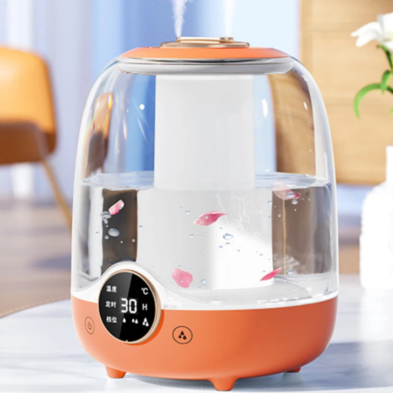 Double Spray 3L High Capacity Humidifier Colorful Lighting Household Office Desktop High Fog Air Humidifier Air Purifier