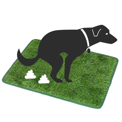 Artificial Grass Dog Potty Pad - Easy ToClean, Odor Resistant,Indoor/OutdoorPet Training Solution