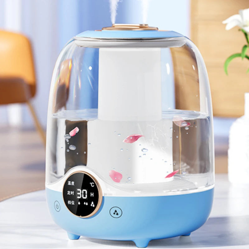 Double Spray 3L High Capacity Humidifier Colorful Lighting Household Office Desktop High Fog Air Humidifier Air Purifier