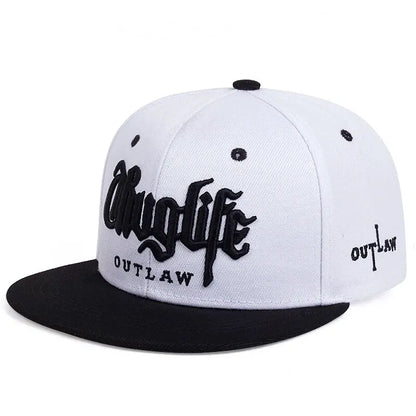 1 Pcs Fashion Fastball CAP Thuglife Embroidery Hiphop Baseball Cap Snapback Hat Adult Outdoor Casual Sun Casual Bone Adjustable