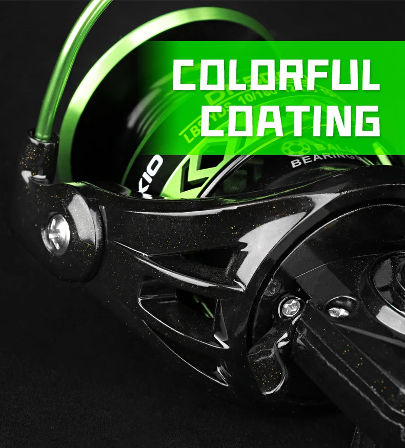 2024 New All-Metal Black Green Fishing Reel Freshwater Seawater Dual Use Max Drag 12Kg Spinning Reel Durable Carp Fishing Tackle