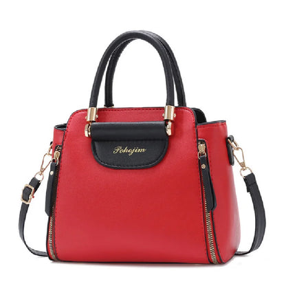 Women's Bags 2024 New Fashion Women's Bags Hit color Hand-held Bag Europeand the United States All-match Shoulder Messenger Bag