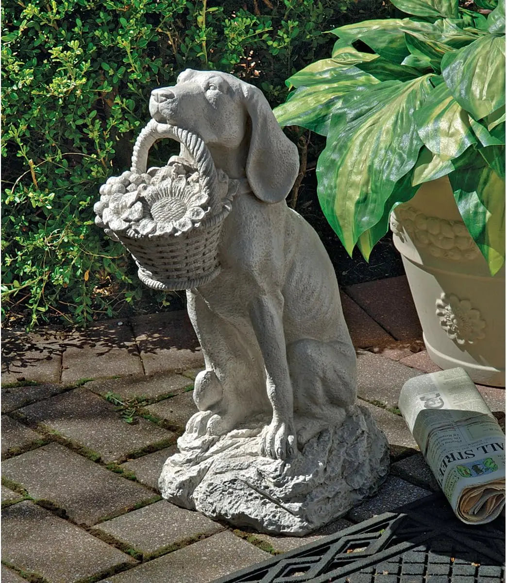 Home decoration, Whibbit, Greyhound, Sentinel, Garden Statue, Ancient Stone