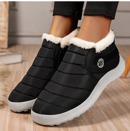 2025 Women Waterproof Shoes Sneakers Winter Plus Size Platform Shoes Flat Platform Sneakers Breathable Outdoor Shoes Woman Mujer