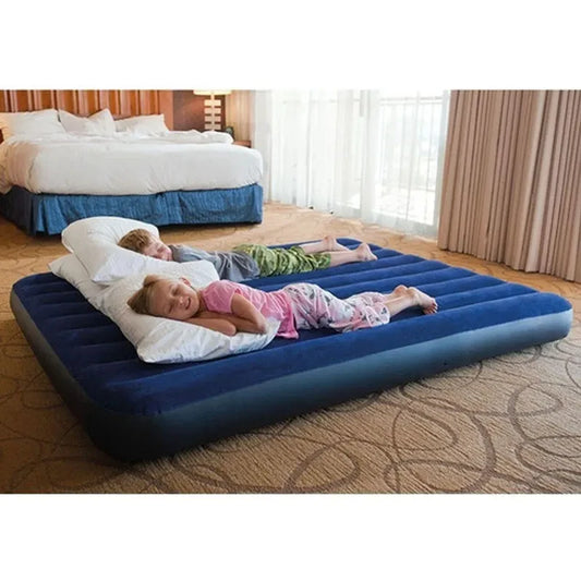 Multifunctional Inflatable Bed Home Outdoor Air Mattress Blue Single Double Pneumatic People Multifunction Mattresses Beds