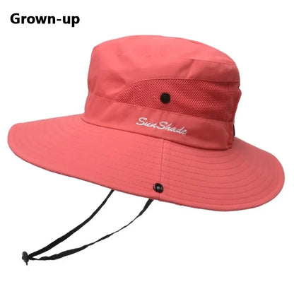 Xinbaoguan 100% Polyester 9002 Summer Outdoor Sun Hat, Breathable Sun Hat, Folding Sun Hat, Female Ponytail Hole Fisherman Hat