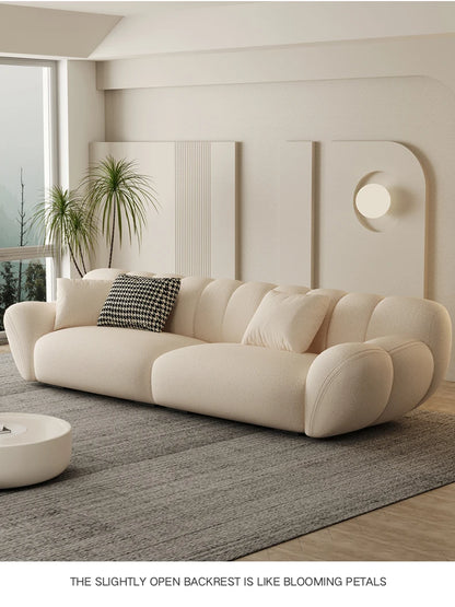 Comfortable Relaxing White Sofa Set, Modern Living Room, Lazy Sofa, Nordic Designer, Sofy Do Salonu, Garden Furniture