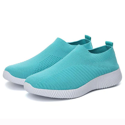 Women Sneakers Slip On Sock Shoes Women Flat Casual Sneaker Women's Sports Shoes Breather Vulcanize Shoes For Women Zapatillas