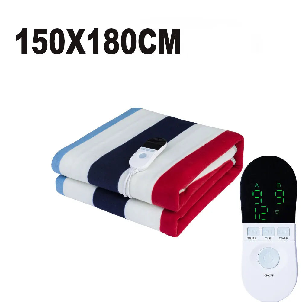 Smart Timer Switch Thicker Electric Blanket Heated Blanket Electric Blanket Double Single Manta  Electric Mat Body Warmer Heater