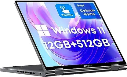 CHUWI MiniBook X Laptop Tablet 2 In 1 Intel N100 / N150 10.51" FHD IPS Screen 12GB LPDDR5 512G SSD Windows 11 Notebook 1200*1920