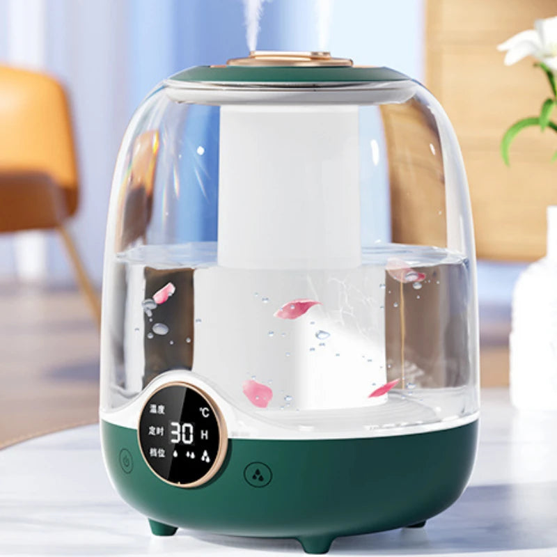 Double Spray 3L High Capacity Humidifier Colorful Lighting Household Office Desktop High Fog Air Humidifier Air Purifier