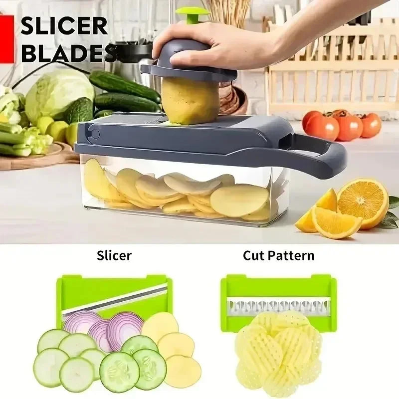 Multi functional vegetable slicer, slicer, potato slicer, household kitchen slicer, and eraser