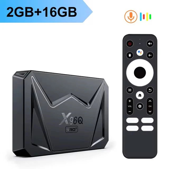 X96Q PRO+ Android 14 Smart TV BOX 2G 16G 4G 32G Allwinner H728 4K HD BT 1000M LAN Wifi6 Media Player Set Top Box X96Q PRO PLUS