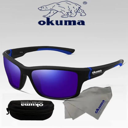 Okuma UV400 Fishing Sunglasses Men's Driving Shades Male Sun Glasses Hiking Fishing Classic Sun Glasses UV400 Eyewear