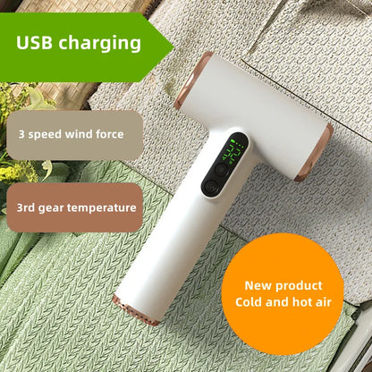 New Wireless Hair Dryer 30000 RPM High Wind Speed Dry Cool Hot Air Children's Home Dormitory Travel USB Charging Hair Dryer