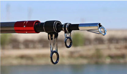 2.7-4.5M Carbon Fishing Rod 100kg above Superhard Long Distance Throwing shot Rod Telescopic Sea Boat High Quality Fishing Rods