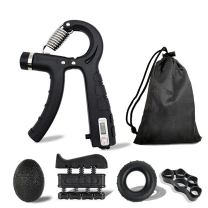 Adjustable Finger And Forearm Strengthening Kit - Improve Grip Strength And Flexibility With Resistance Hand Grippers