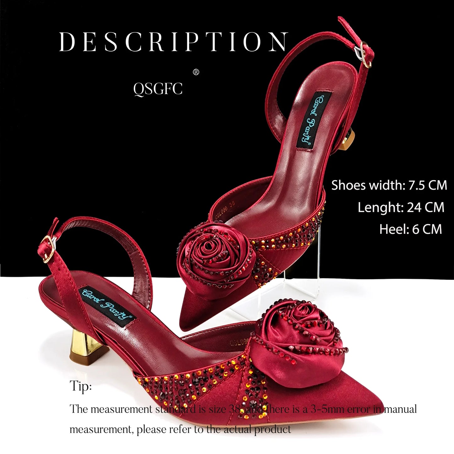 Ladies High Quality Women's Pumps And Bag Handmade Flowers Fashion Design For Nigeria Wedding Party