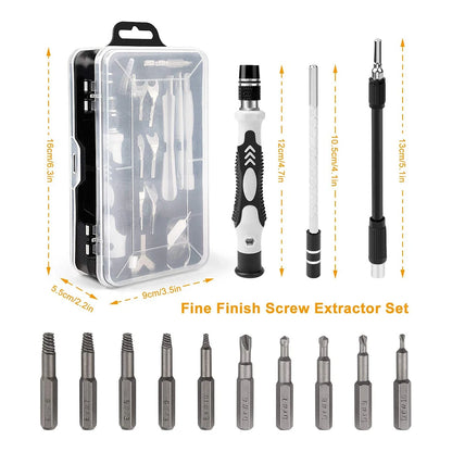 Screwdriver Set  Magnetic Torx Phillips Screw Bit Kit WOZOBUY With Electrical Driver Remover Wrench Repair Phone PC Tools