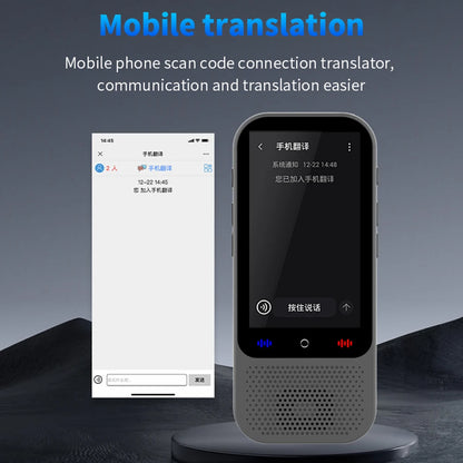 S80 Pro Portable Language Translator Device with 138 Languages Voice Translating 16 Offline Translation ChatGPT Function