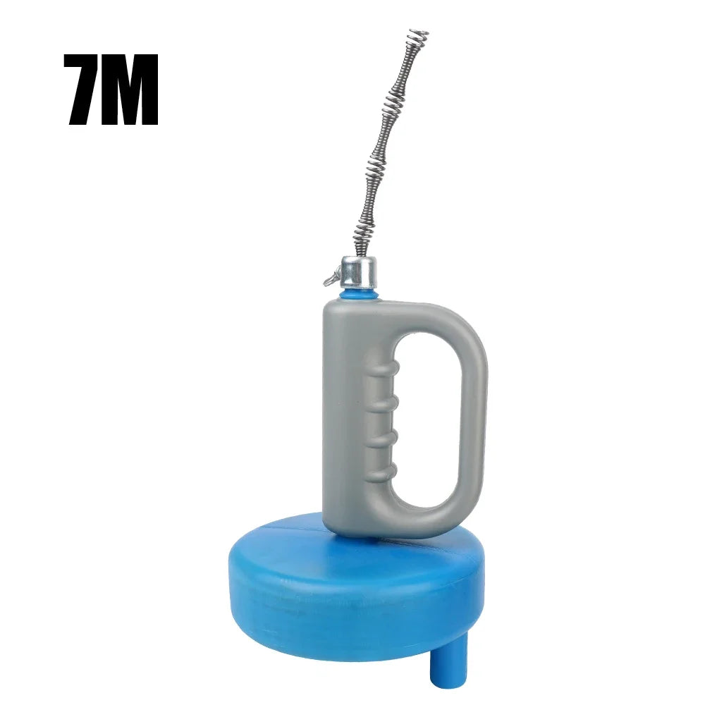 Toilet Sink Drain Unblocker Sewer Pipe Plunger Dredge 5/7/10 Meters Handheld Extendable Bathroom Kitchen Cleaning Tools