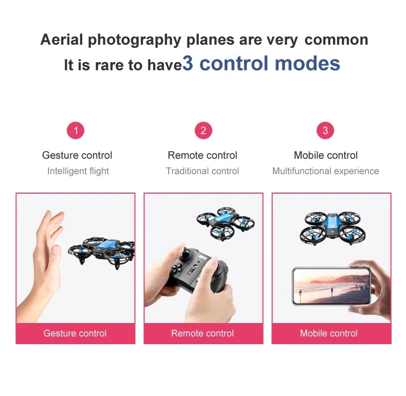 Xiaomi MIJIA V8 New Mini Drone 8K Profession HD 1080P Wide Angle Camera WiFi FPV RC Height Keep Drones Helicopter Kid Toys 4D RC