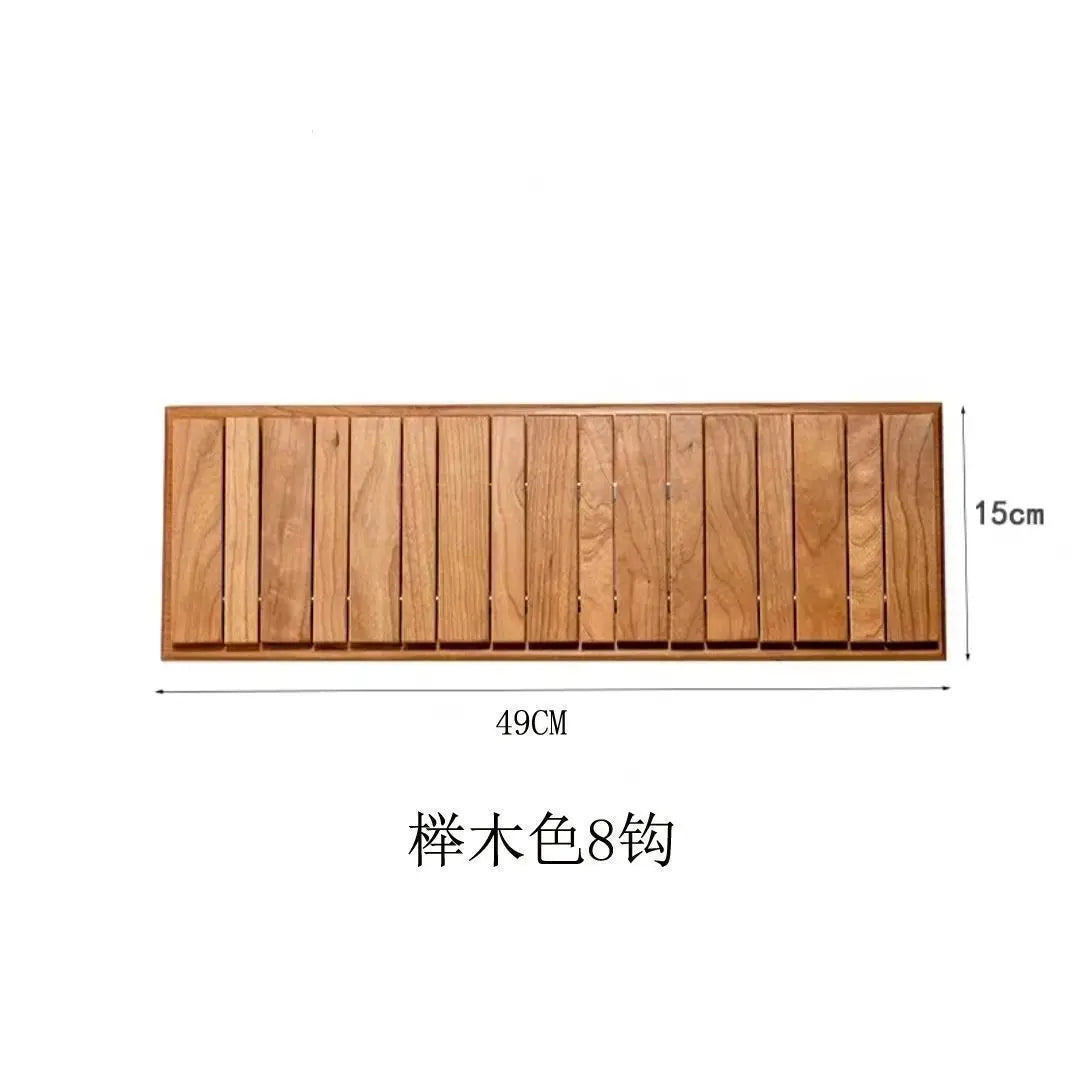 Wood Wall Hook Creative Piano Keys Wall Hanging Plate Coat Rack Doorway Hallway Living Room Hanger Behind the Door Wall Hanging