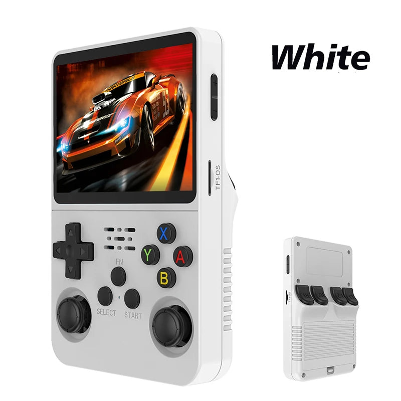 R36S Retro Handheld Video Game Console Linux System 3.5-inch IPS Screen Portable Handheld Video Player 64GB 15000 Games