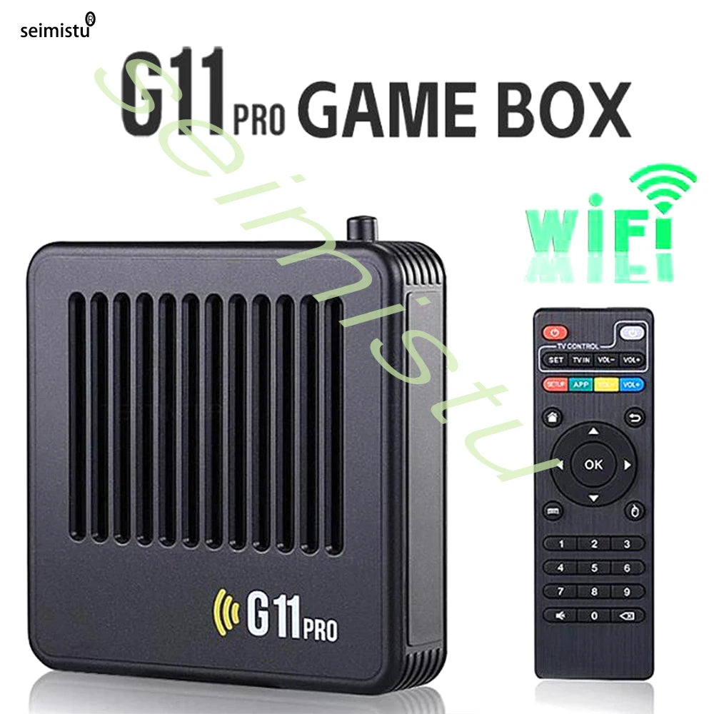 Arcade game box G11 Pro Game Box TV 256G in 60000+ Retro Games 4K HD Video Game Console 2.4G Wireless Gamepad For PS1/GBA