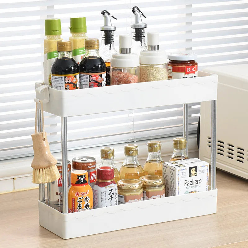 Mobile Storage Shelf Interspace Gap Shelf Kitchen Storage Shelf Bathroom Storage Rack Fridge Side Seam Finishing Rack