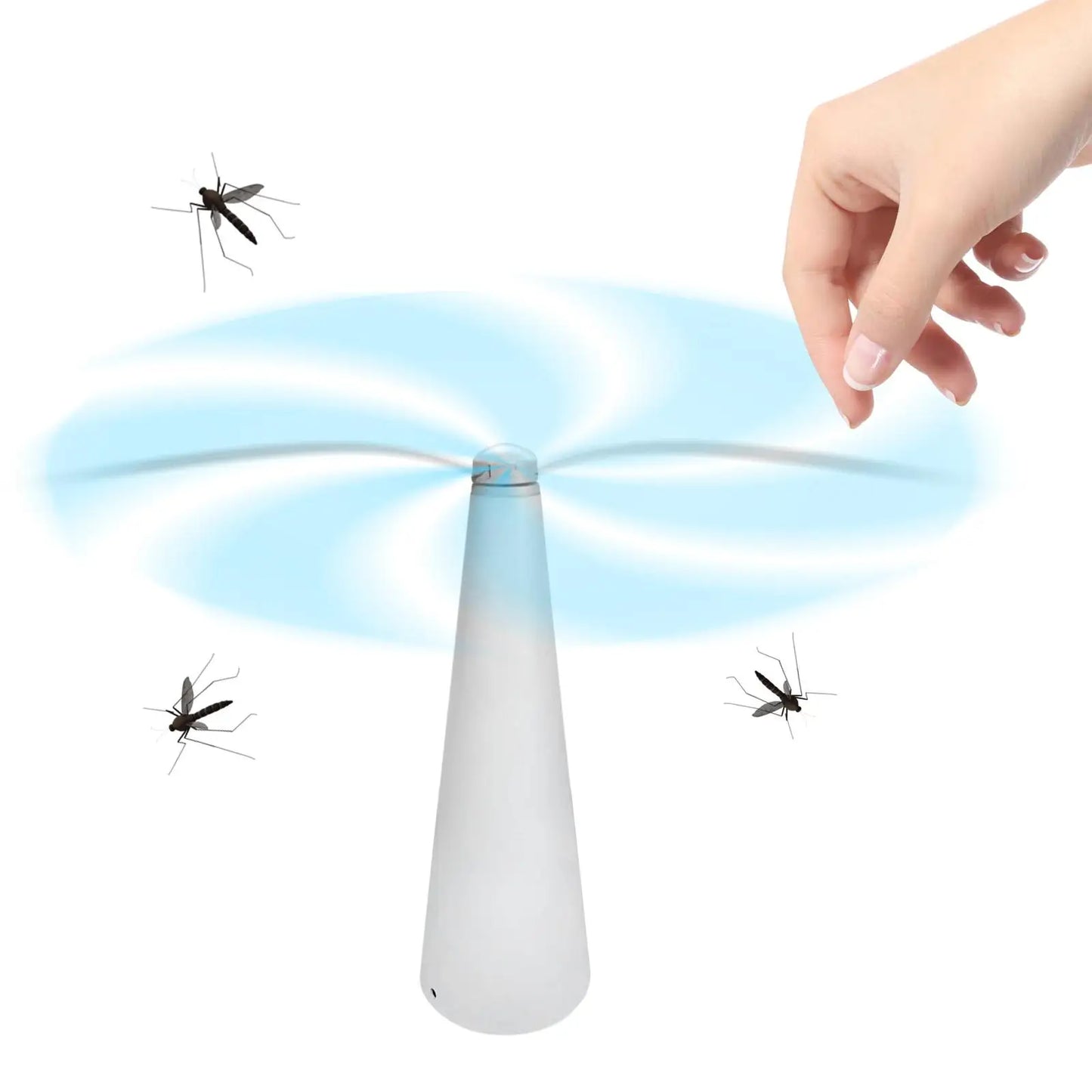 Fly Fan Soft BladesPortable Food Picnic Party Household USB Silent for Outdoor Home Kitchen Picnic Tabletop Fan Keep Food Clean