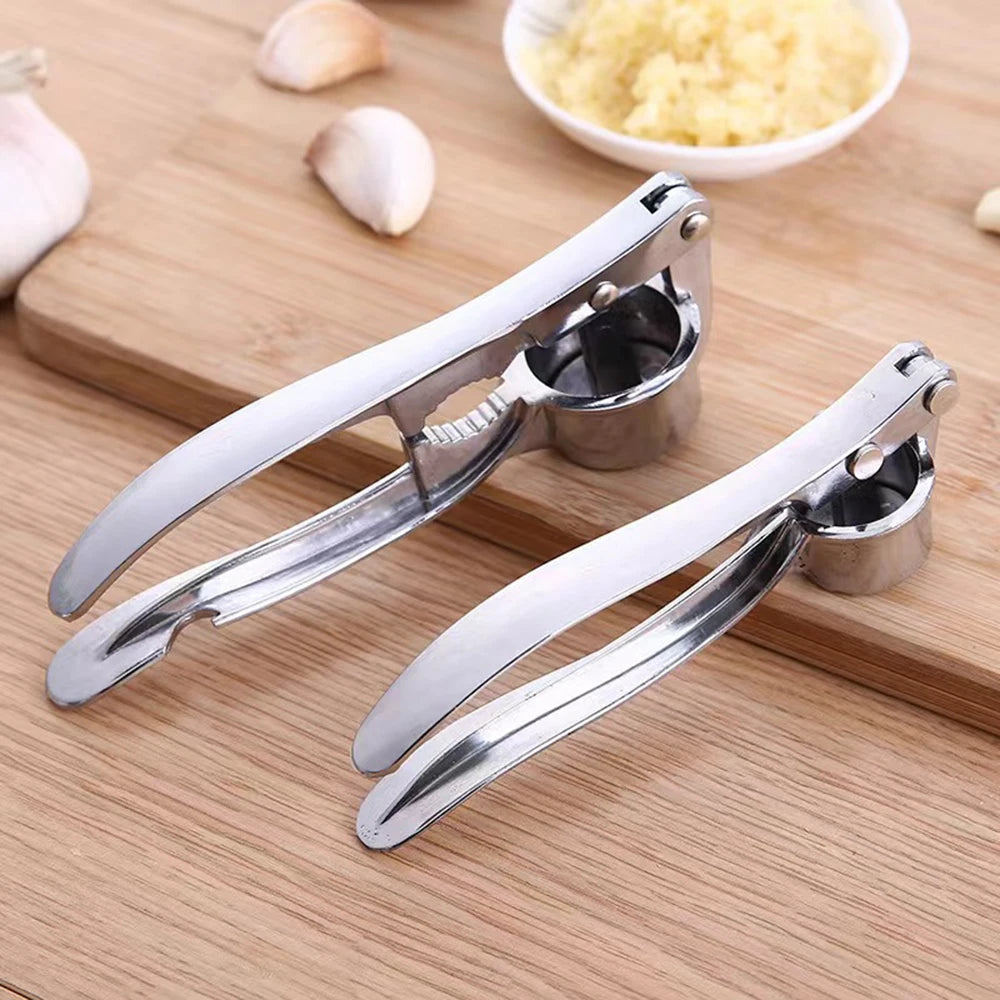 Garlic Press Crusher Mincer Kitchen Stainless Steel Garlic Smasher Squeezer Manual Press Grinding Tool Kitchen Accessories