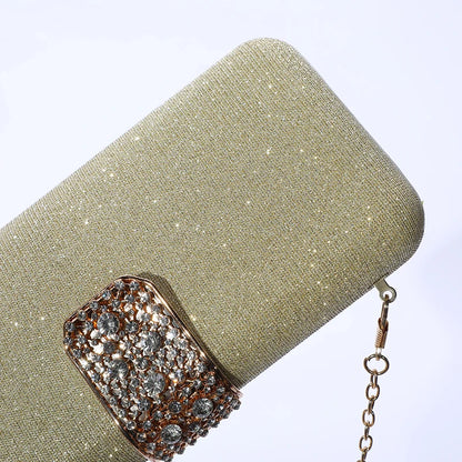 New dinner Bag European Women's Handbag Diamond Banquet Handbag Gown Evening Bag