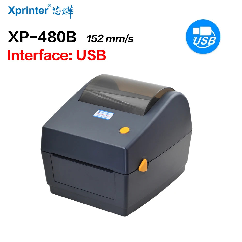 XP-460B/420B 4inch Shipping label/Express/Thermal Barcode Label printer Compatible with shipping label  4x6 inches Label