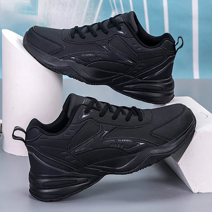 Thick Sole Versatile Clunky Sneaker for Men 2024 New Trend Mesh Lace Up Breathable Casual Sports Shoes Increased Soft Soles