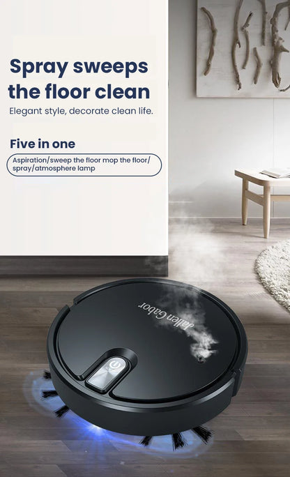 5-in-1 Wireless Smart Robot Vacuum Cleaner Multifunctional Super Quiet Vacuuming Mopping Humidifying For Home Use Home Appliance