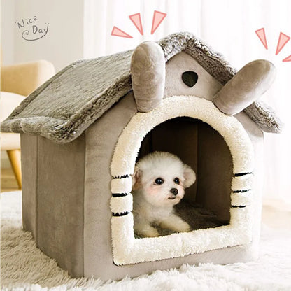 Folding houses for small and medium sized dogs and cats, mattresses, pet products, puppy baskets, winter kennels