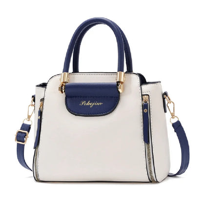 Women's Bags 2024 New Fashion Women's Bags Hit color Hand-held Bag Europeand the United States All-match Shoulder Messenger Bag