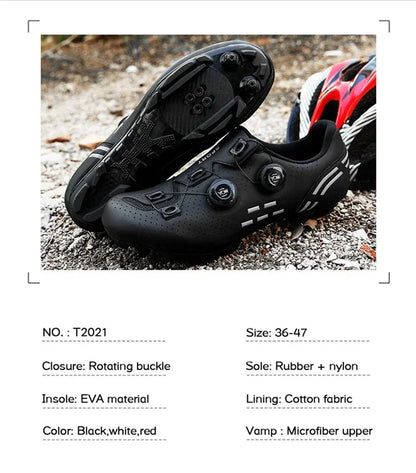 New Cycling Shoes for Men Women Speed Mountain Bicycle Flat SPD Pedals Racing Biking MTB Cleats Road Bike Sneakers