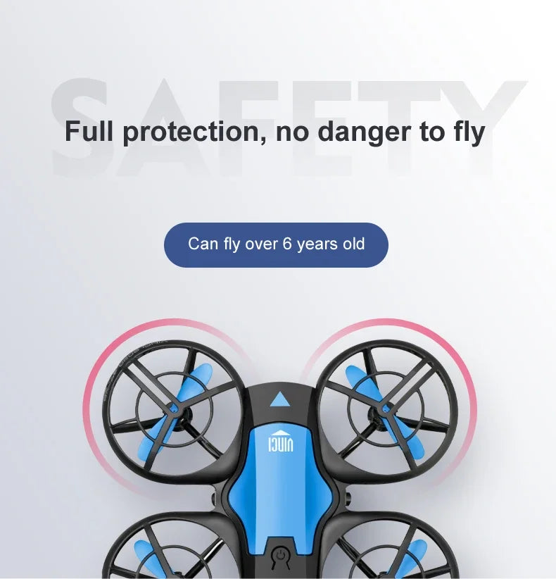 Xiaomi MIJIA V8 New Mini Drone 8K Profession HD 1080P Wide Angle Camera WiFi FPV RC Height Keep Drones Helicopter Kid Toys 4D RC