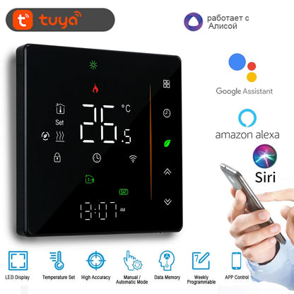 Tuya Smart Life Wifi Thermostat for Gas Boiler and Warm Floor Heating Home Temperature Controller SmartThings Alexa Google Siri