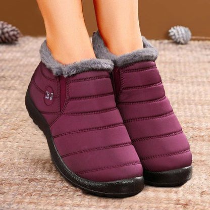 Snow Boots Women Winter Platform Chunky Shoes For Women Slip On Shoes Punk Ankle Boots New Keep Warm Winter Shoes Botas Mujer