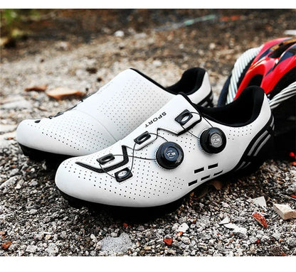 New Cycling Shoes for Men Women Speed Mountain Bicycle Flat SPD Pedals Racing Biking MTB Cleats Road Bike Sneakers