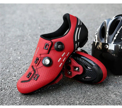 New Cycling Shoes for Men Women Speed Mountain Bicycle Flat SPD Pedals Racing Biking MTB Cleats Road Bike Sneakers