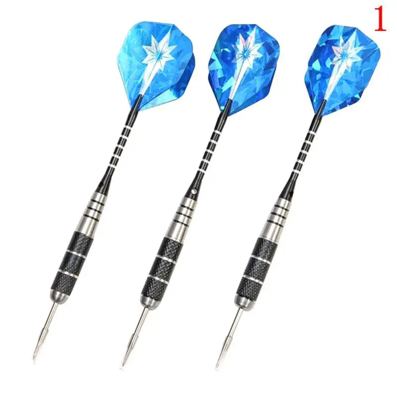 3pcs/Set Professional Tungsten Steel Needle Tip Darts Sports Steel Shafts Flights Tip 22g Darts Darts O7Q8